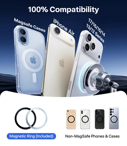 MagSafe Car Phone Mount with Adjustable Holder