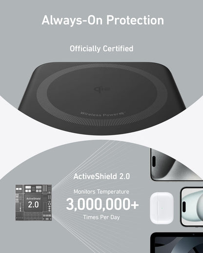10,000mAh Magnetic Wireless Power Bank with Stand