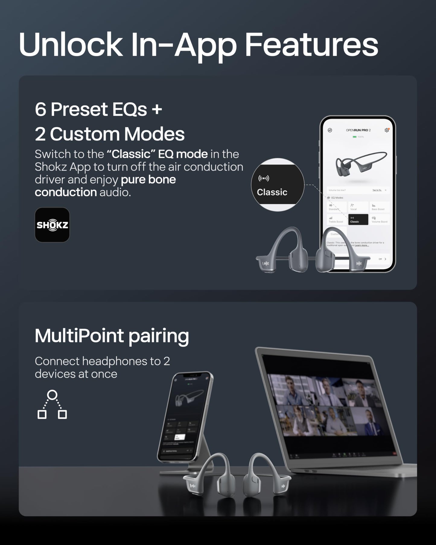 Open-Ear Wireless Headphones with Premium Sound