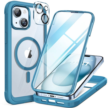 Miracase Full Body for iPhone All Series Glass Case