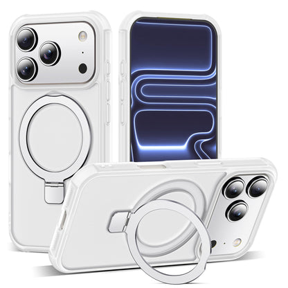 Translucent Magnetic Ring Stand Phone Case with Grip