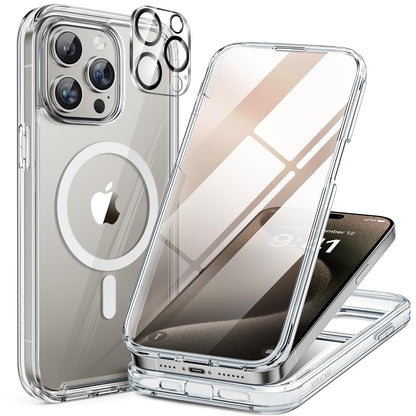 Miracase Full Body for iPhone All Series Glass Case