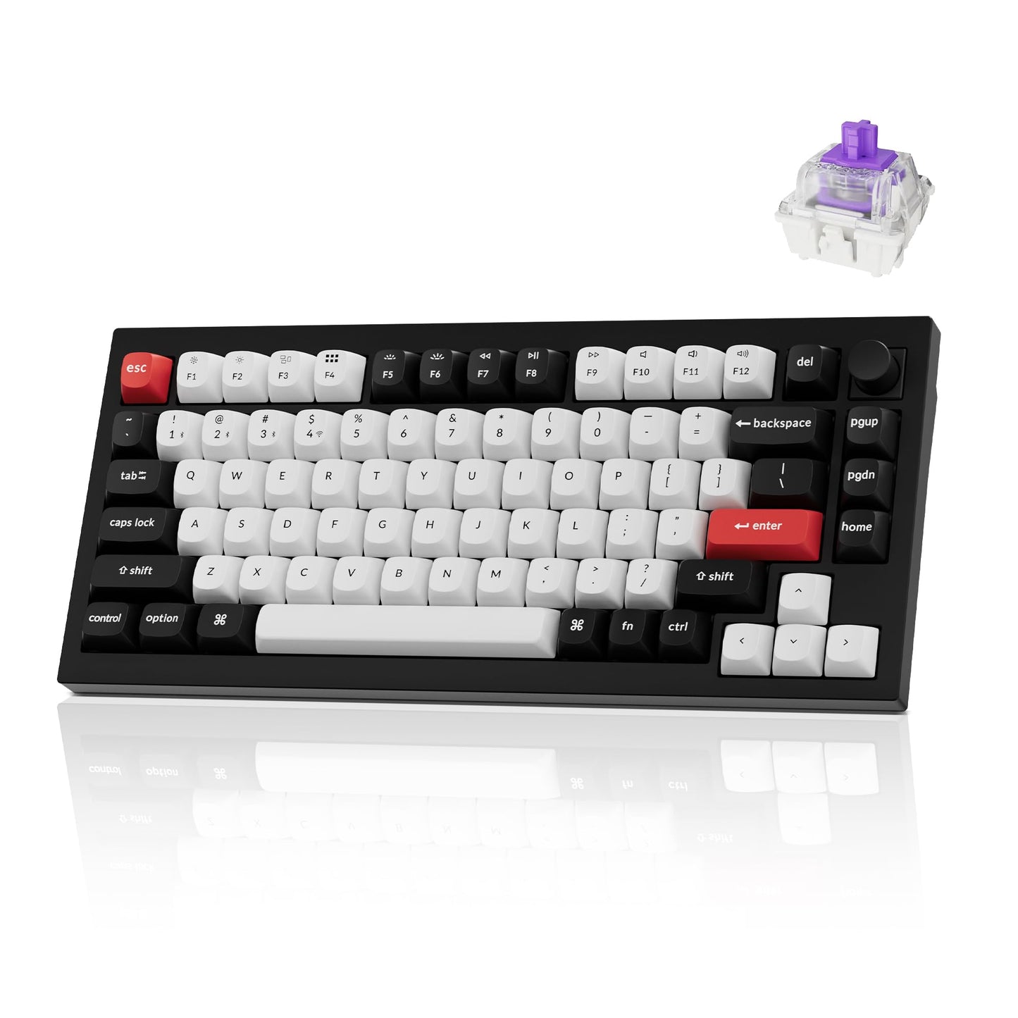 Q1 HE Hot Swappable RGB Mechanical Keyboard Knob