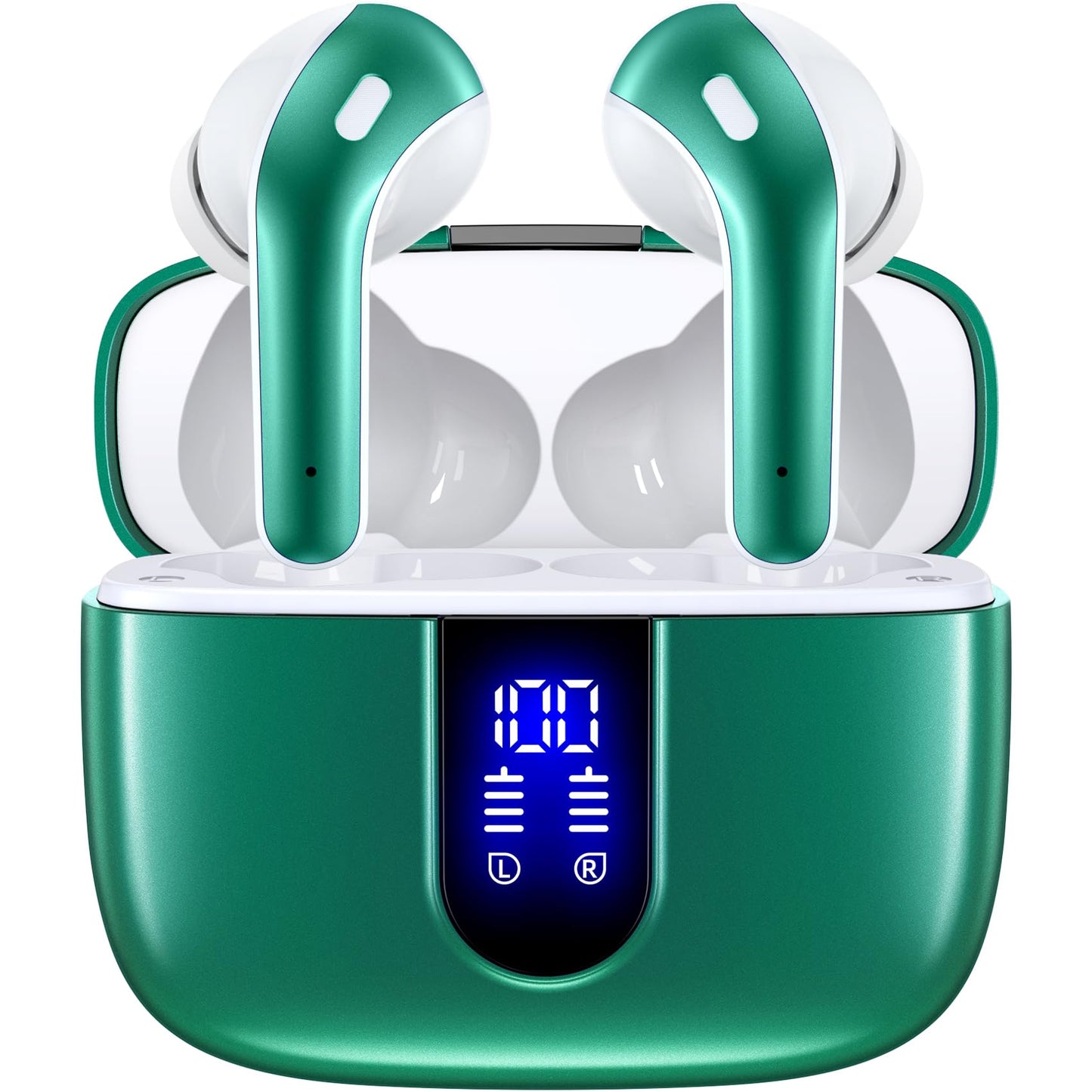 Wireless Earbuds with 60-Hour Playtime and Charging Case