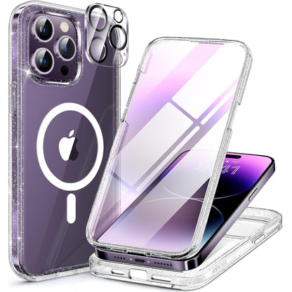 Miracase Full Body for iPhone All Series Glass Case
