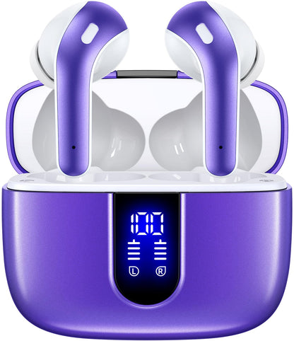 Wireless Earbuds with 60-Hour Playtime and Charging Case