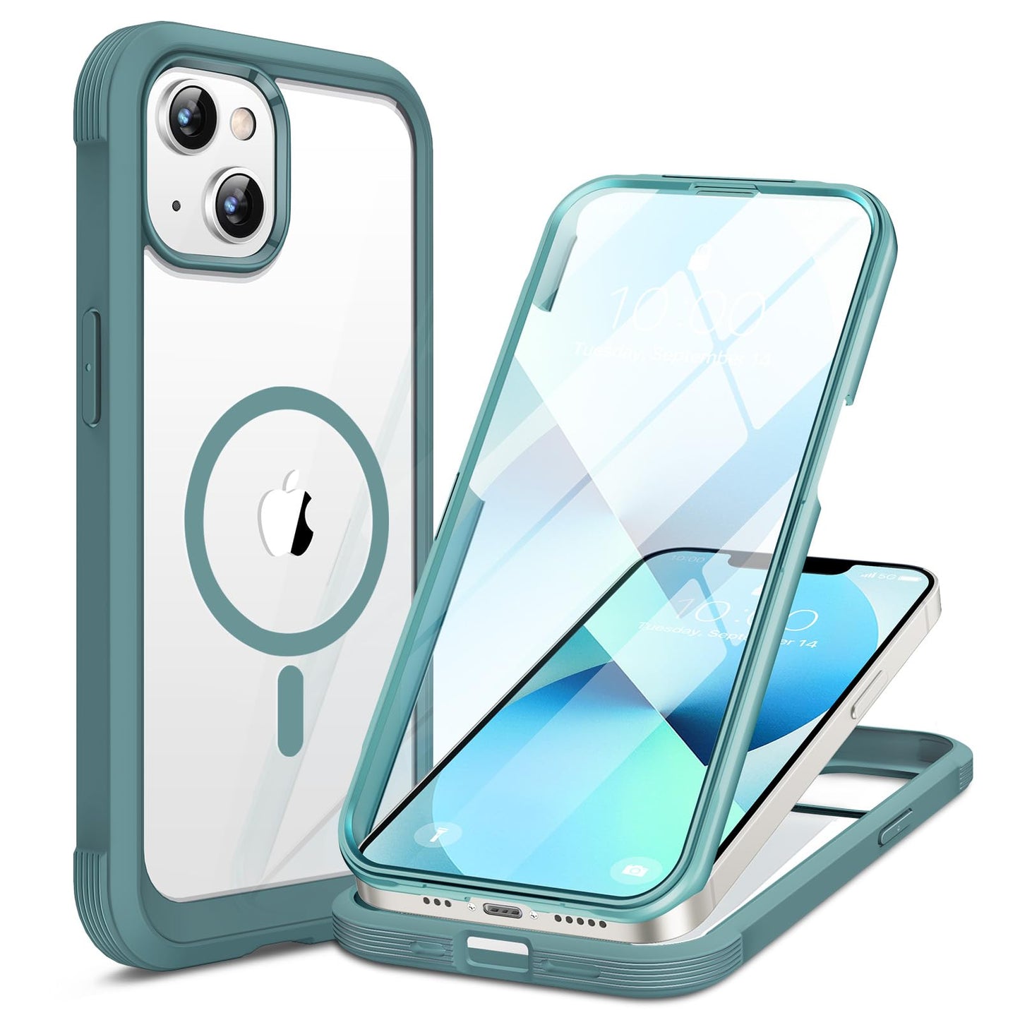 Miracase Full Body for iPhone All Series Glass Case