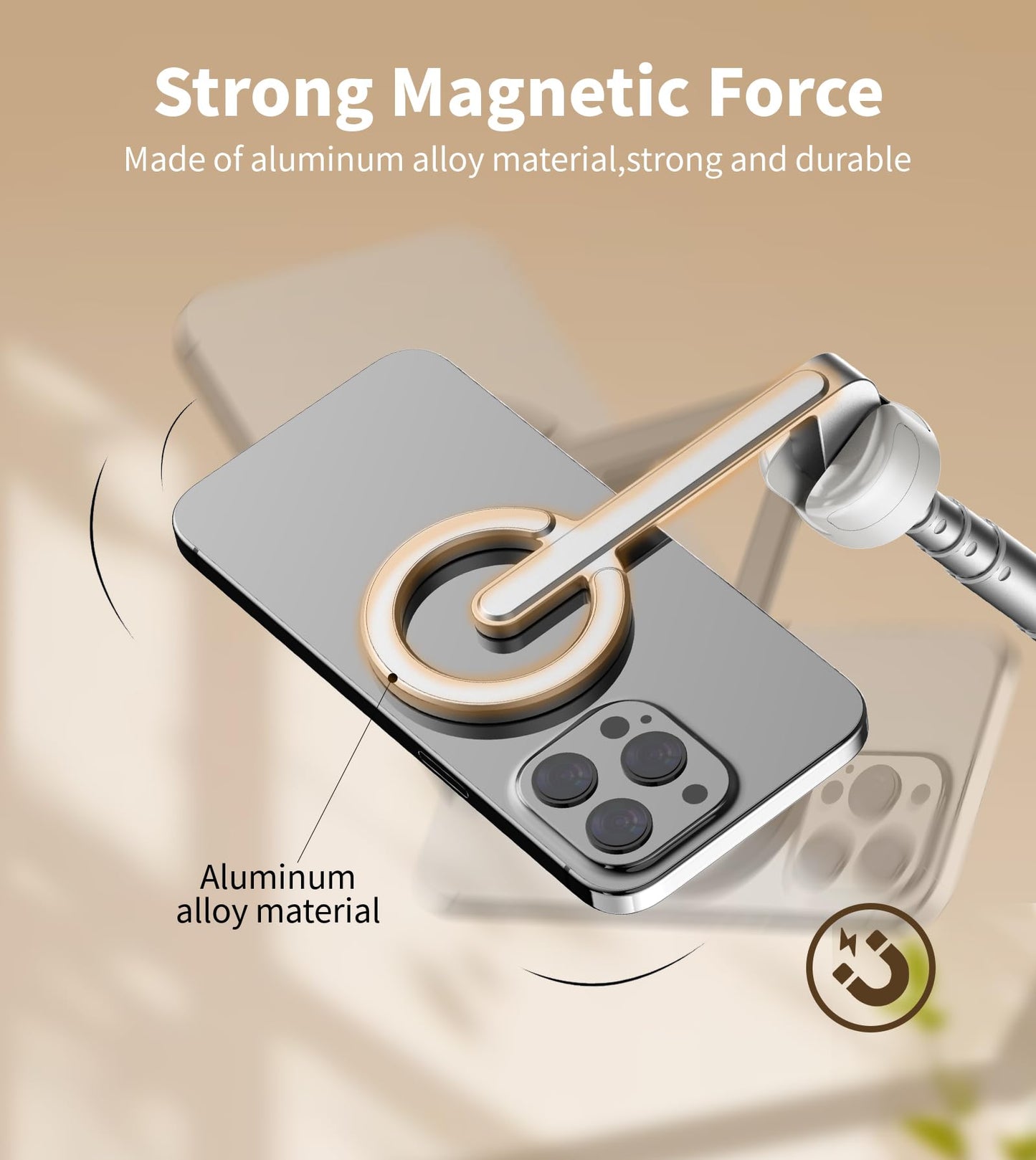 Magnetic Selfie Stick Tripod with Remote Control