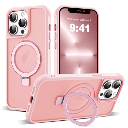 Translucent Magnetic Ring Stand Phone Case with Grip