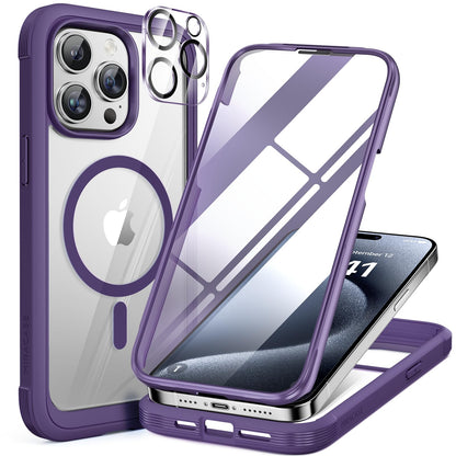 Miracase Full Body for iPhone All Series Glass Case
