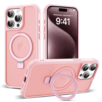Translucent Magnetic Ring Stand Phone Case with Grip