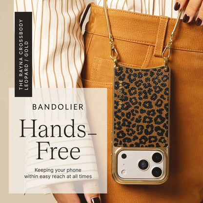 Leather Crossbody Wallet Phone Case with Strap