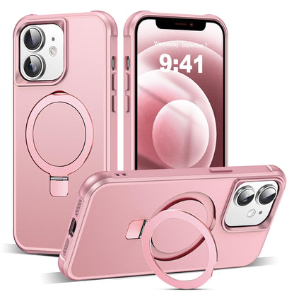 Translucent Magnetic Ring Stand Phone Case with Grip