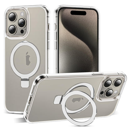 Translucent Magnetic Ring Stand Phone Case with Grip