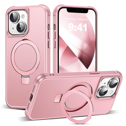 Translucent Magnetic Ring Stand Phone Case with Grip