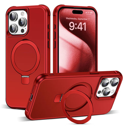 Translucent Magnetic Ring Stand Phone Case with Grip