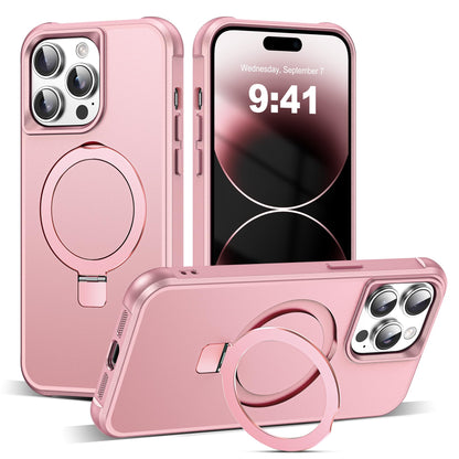 Translucent Magnetic Ring Stand Phone Case with Grip
