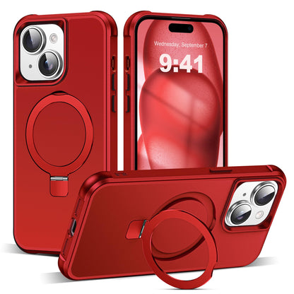 Translucent Magnetic Ring Stand Phone Case with Grip