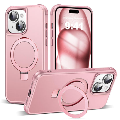 Translucent Magnetic Ring Stand Phone Case with Grip