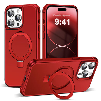 Translucent Magnetic Ring Stand Phone Case with Grip