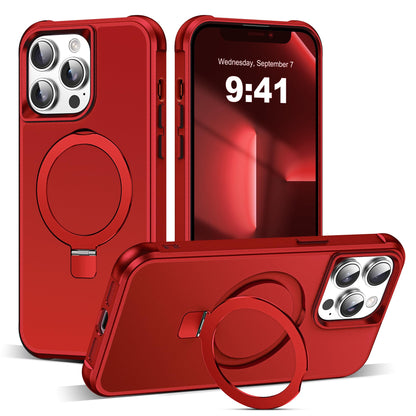 Translucent Magnetic Ring Stand Phone Case with Grip