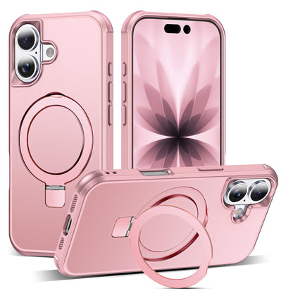 Translucent Magnetic Ring Stand Phone Case with Grip
