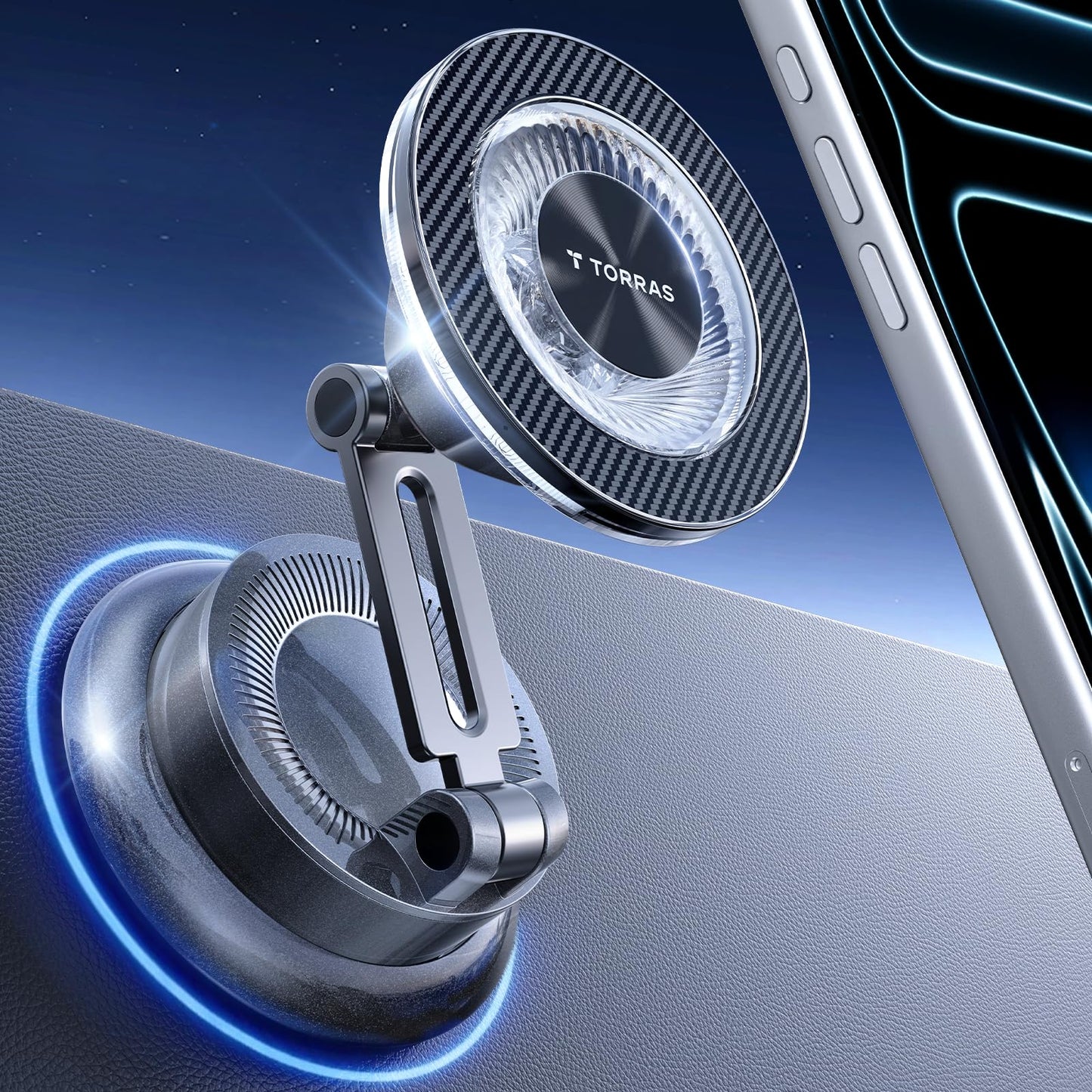 MagSafe Car Phone Mount with Adjustable Holder