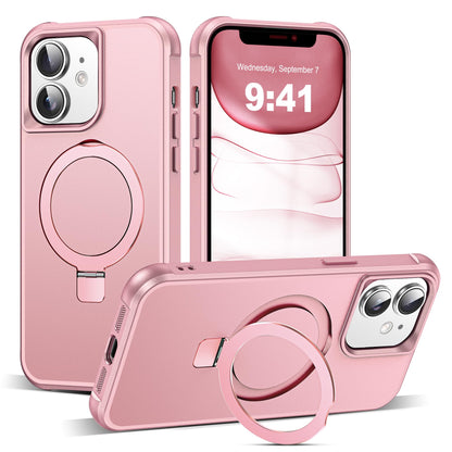 Translucent Magnetic Ring Stand Phone Case with Grip