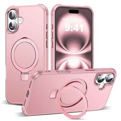 Translucent Magnetic Ring Stand Phone Case with Grip