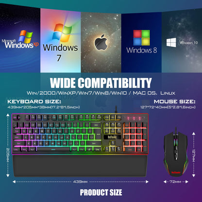 Wired Mechanical Gaming Keyboard