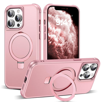 Translucent Magnetic Ring Stand Phone Case with Grip