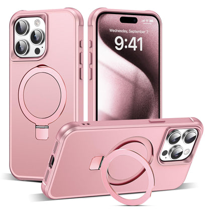 Translucent Magnetic Ring Stand Phone Case with Grip