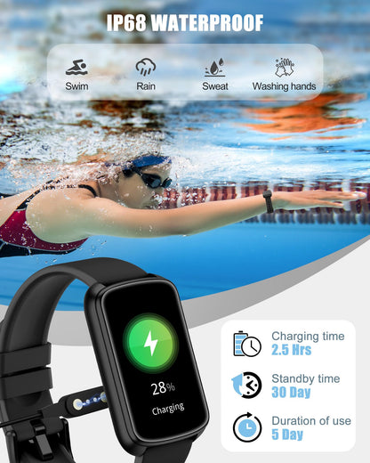 Smart Fitness Tracker with Heart Rate & Sleep Monitoring