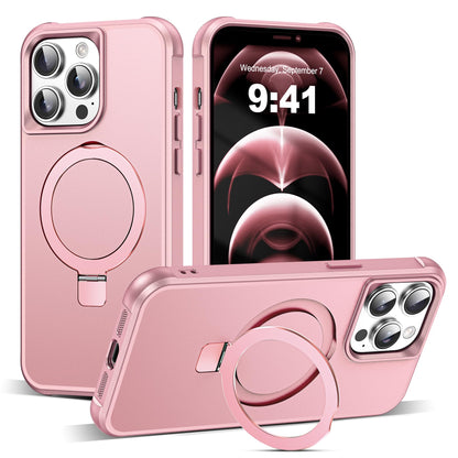 Translucent Magnetic Ring Stand Phone Case with Grip