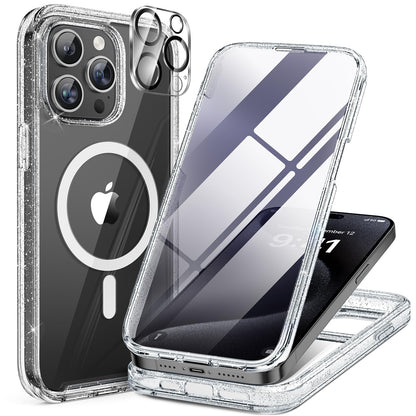 Miracase Full Body for iPhone All Series Glass Case
