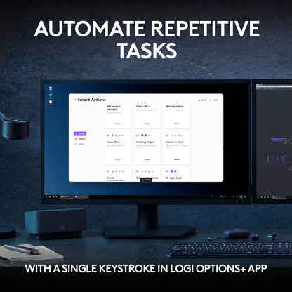 Wireless Keyboard and Mouse Combo with Palm Rest