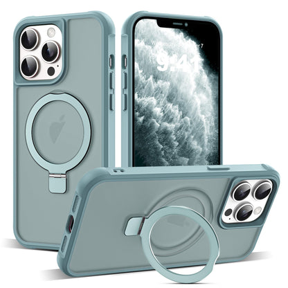 Translucent Magnetic Ring Stand Phone Case with Grip