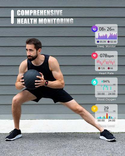 Smart Fitness Tracker with Heart Rate & Sleep Monitoring