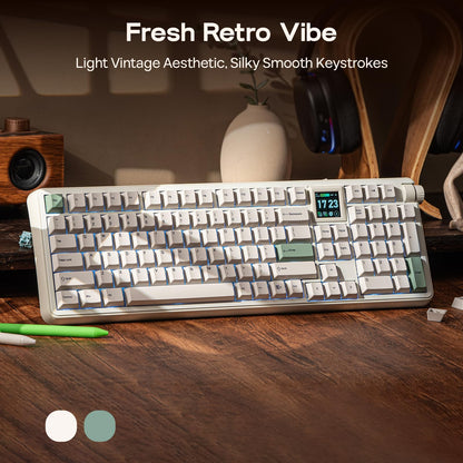 Wireless Mechanical Keyboard with Screen and Knob RGB