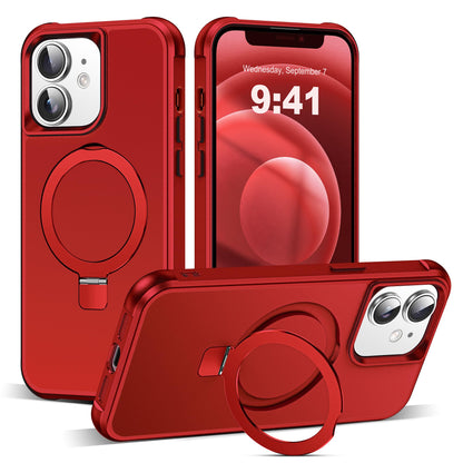 Translucent Magnetic Ring Stand Phone Case with Grip