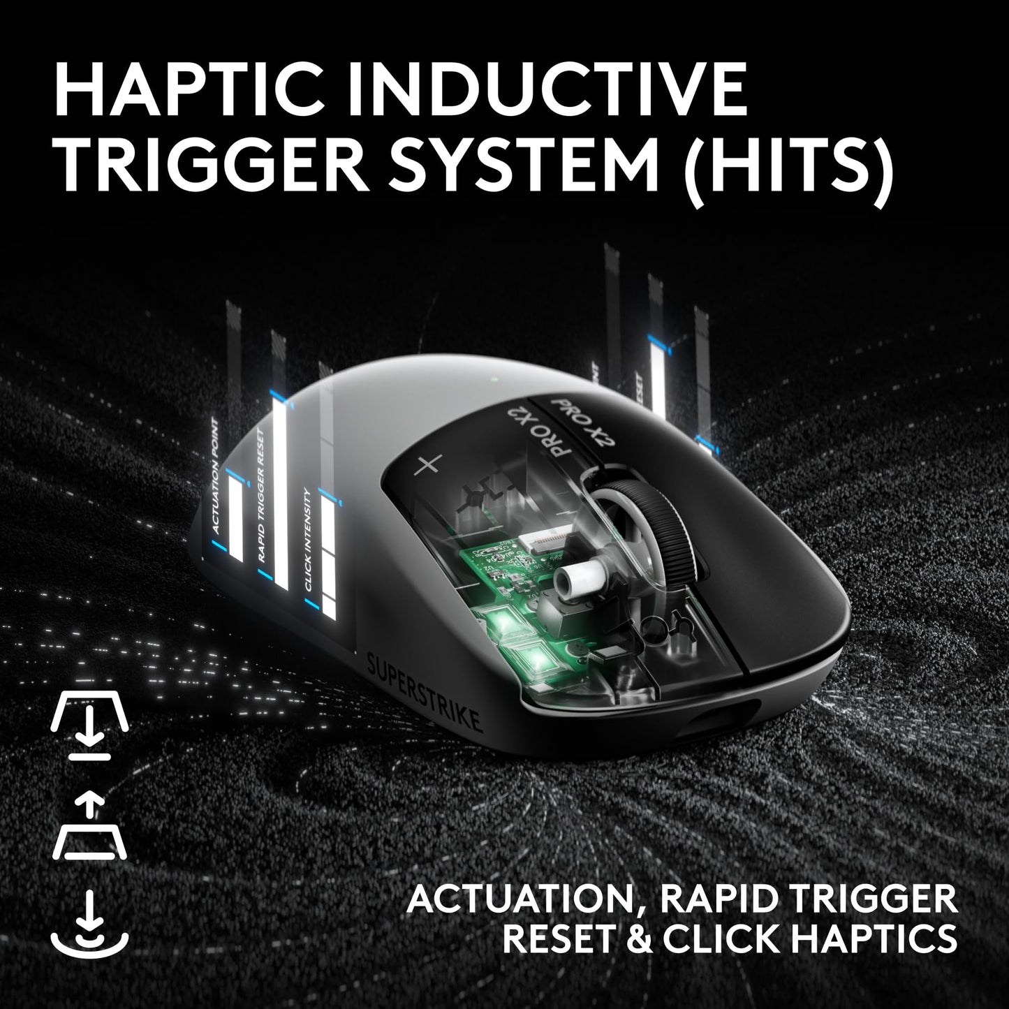 Wireless Gaming Mouse with Magnetic Switches