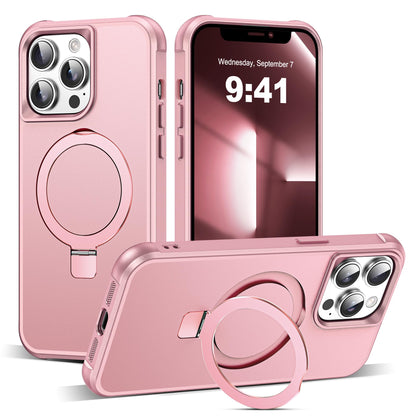 Translucent Magnetic Ring Stand Phone Case with Grip